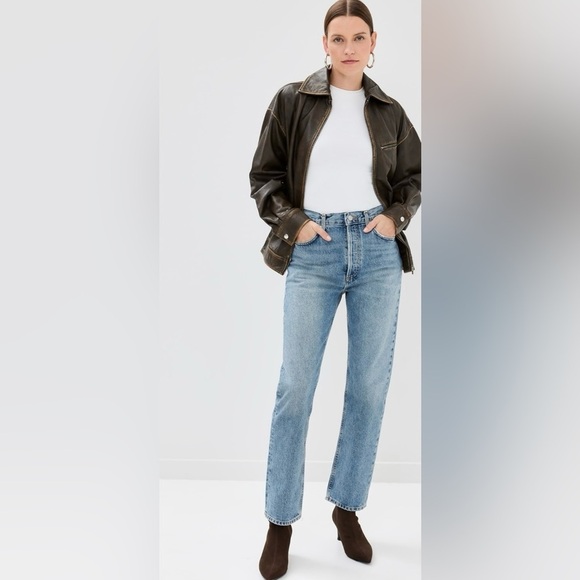 Agolde sz 23 90’s Pinch light wash button fly great pre owned condition - Picture 11 of 11